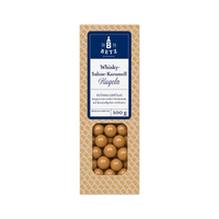 Whisky-Sahne-Karamell-Kugeln 100 g in Präsentkartonage