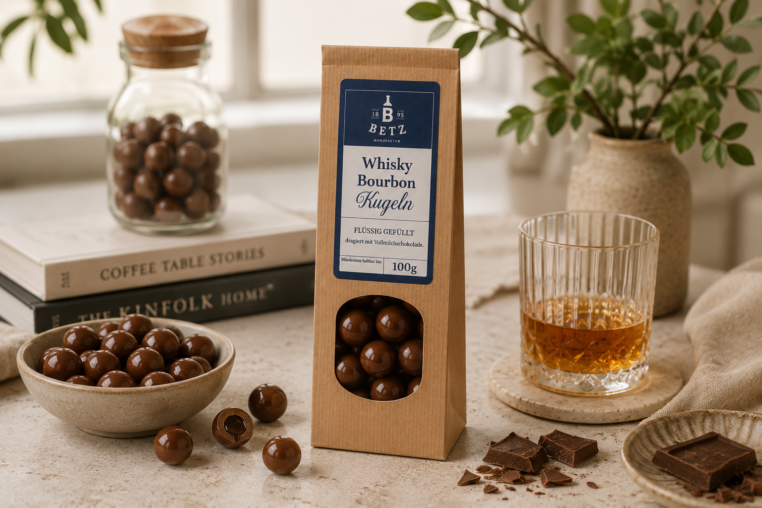 Whisky-Bourbon Kugeln 100 g in Papiertüte