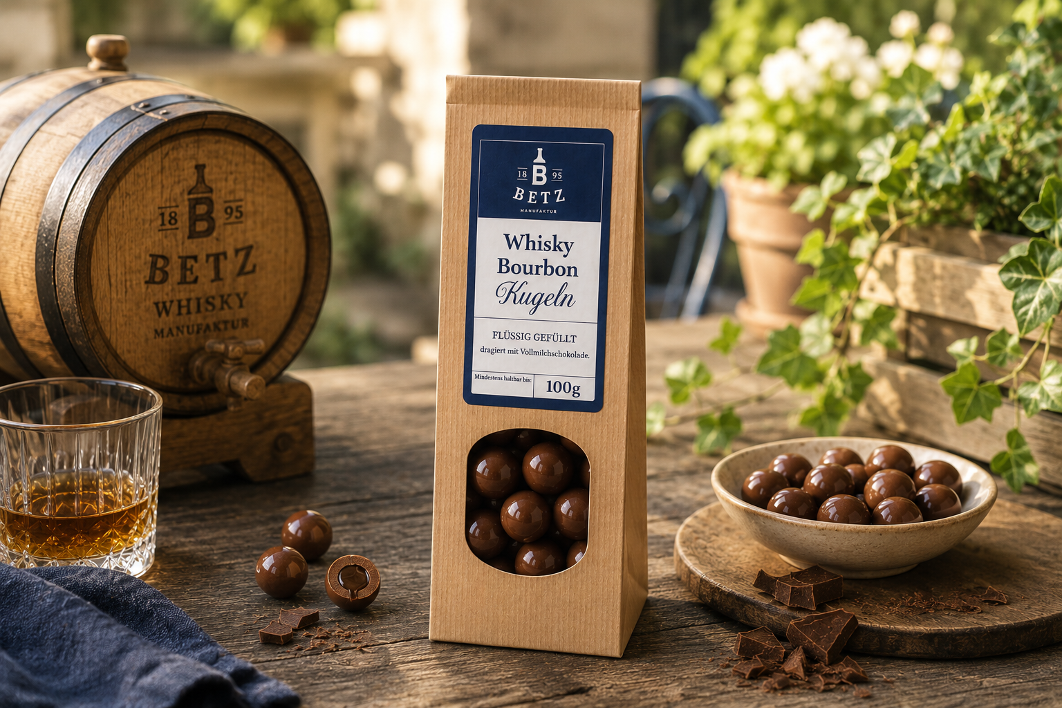 Whisky-Bourbon Kugeln 100 g in Papiertüte