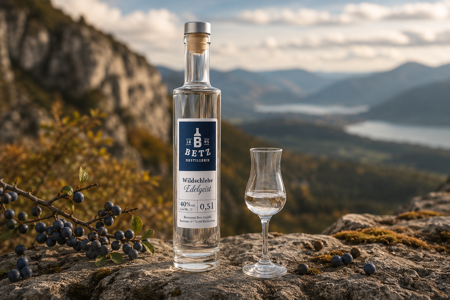 Wildschlehen Edelgeist 40 % vol.