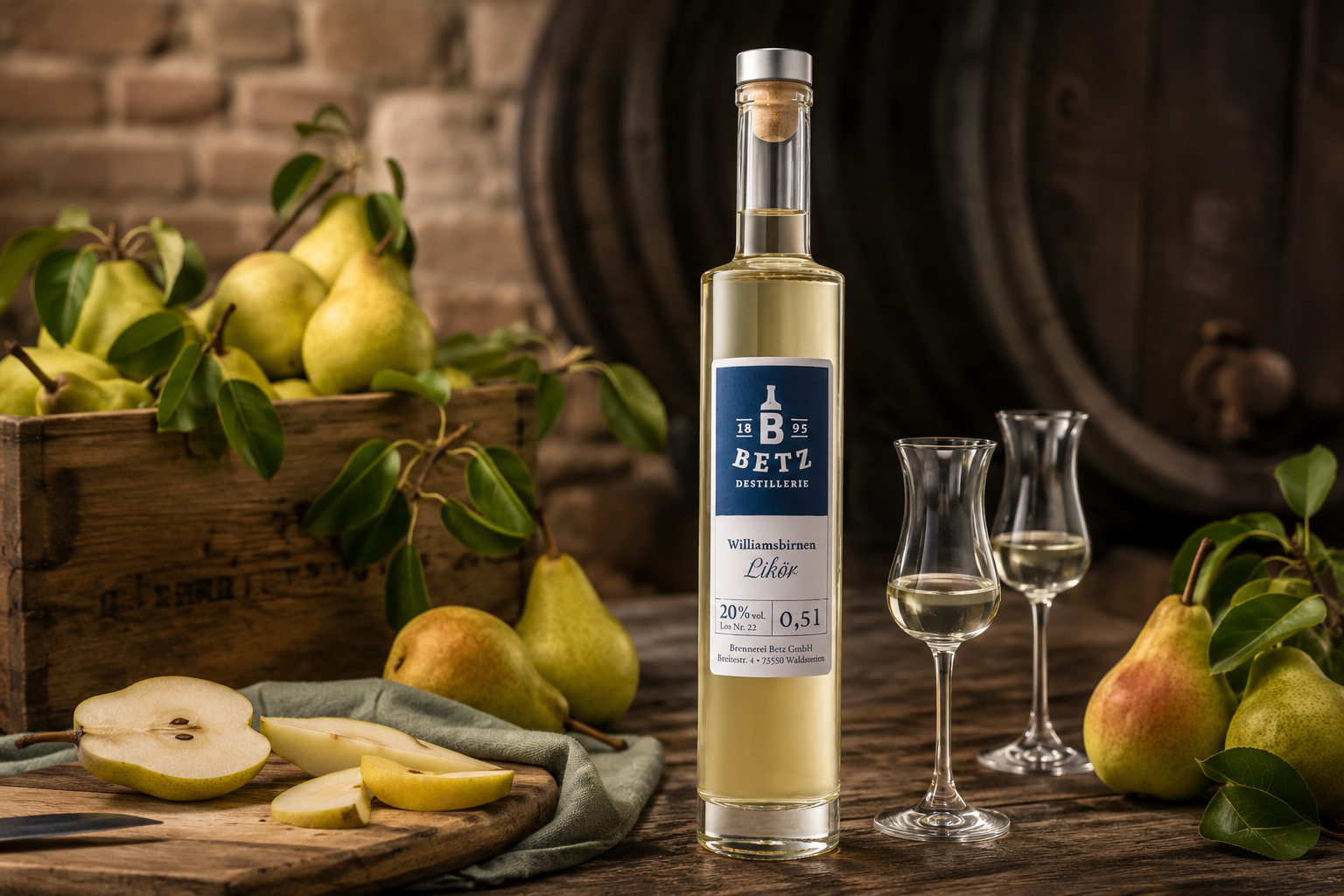 Williams Birnen-Likör, 20 % vol.