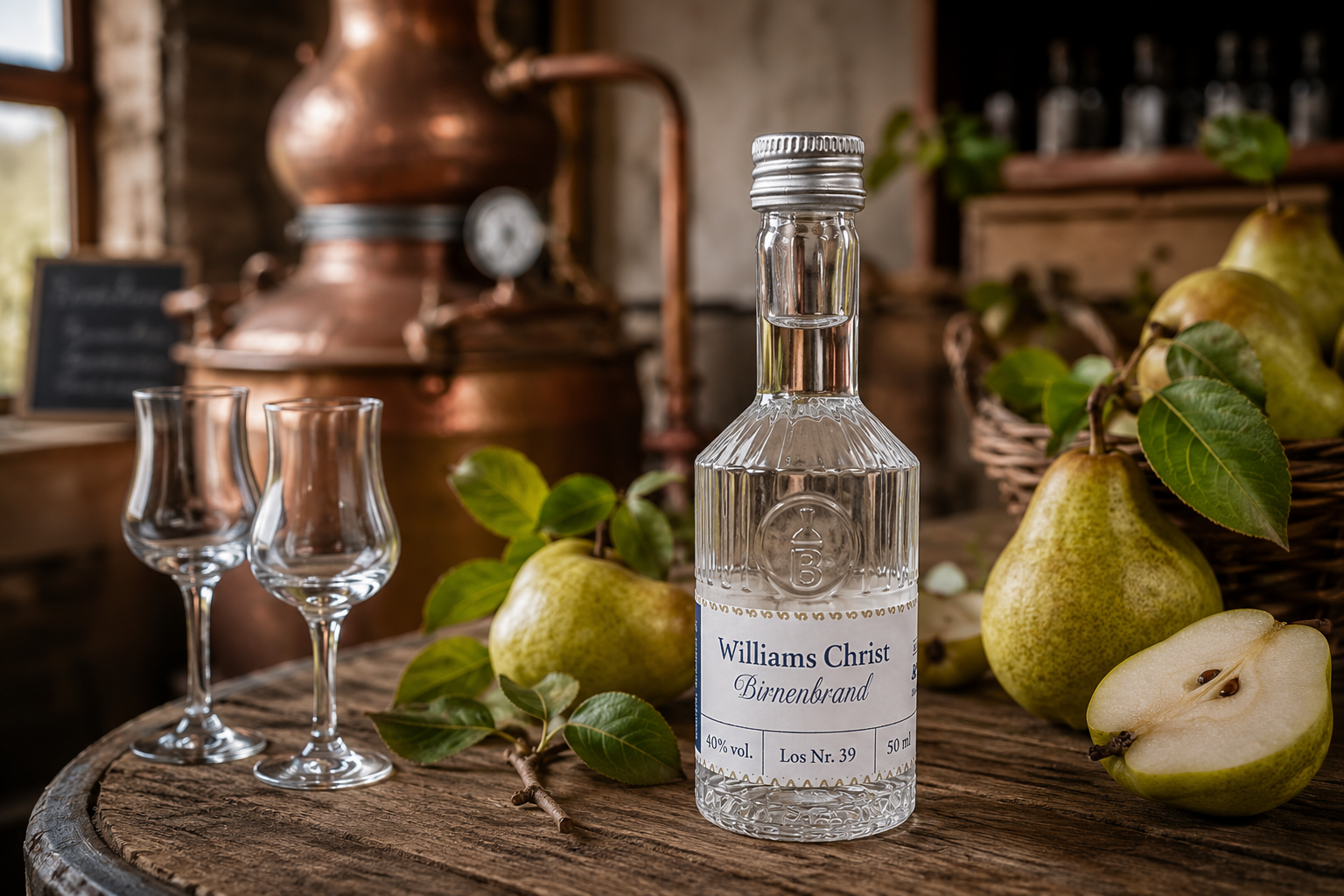Williams Christ Birnenbrand 50 ml, 40 % vol.