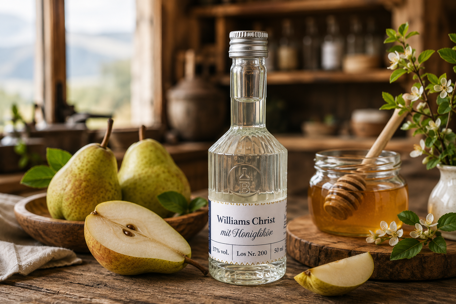 Williams mit Honiglikör 50 ml, 37 % vol.