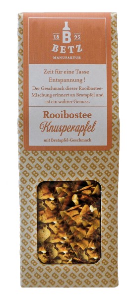 Rooibostee "Knusperapfel", 50 g in Präsentkartonage