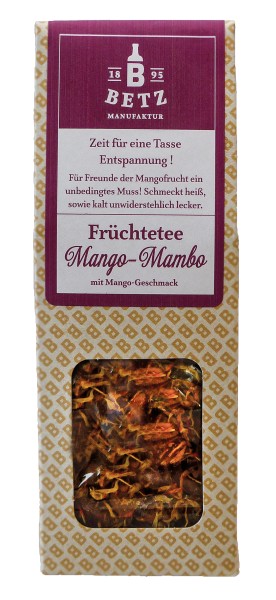 Früchtetee "Mango Mambo", 50 g in Präsentkartonage