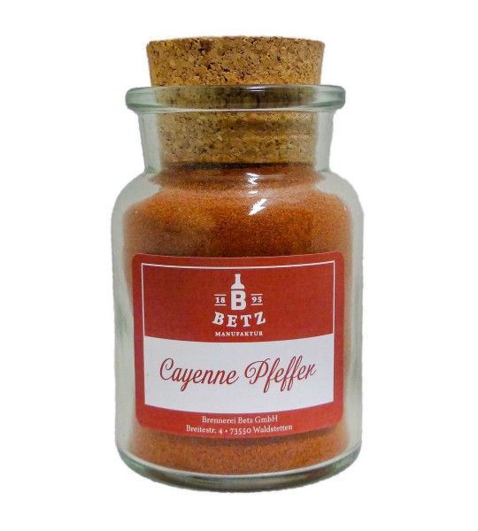 Cayenne Pfeffer im Korkenglas, 70 g