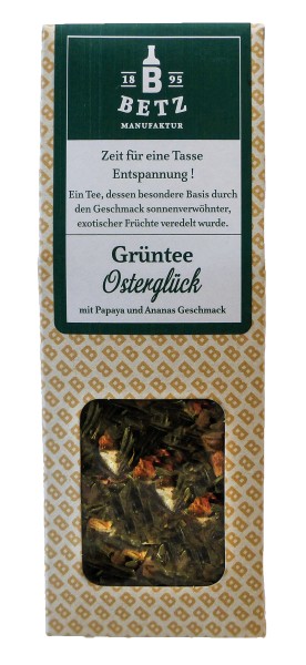 Grüntee "Osterglück", 35 g in Präsentkartonage