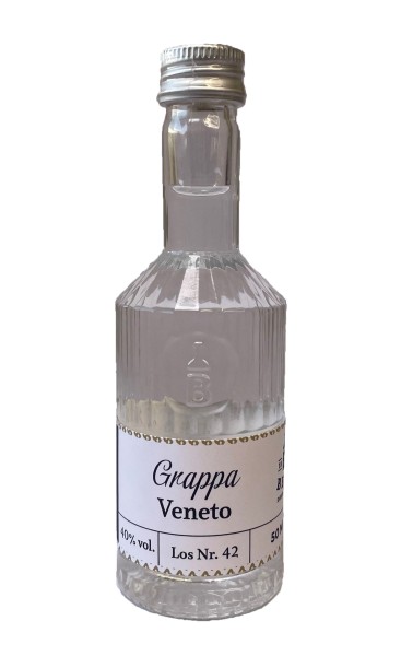 Tastingflasche 50 ml Grappa Veneto 40 % vol.