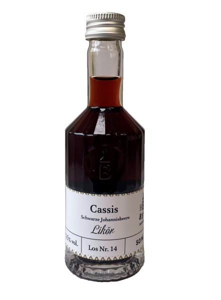 Tastingflasche 50 ml Cassis-Likör