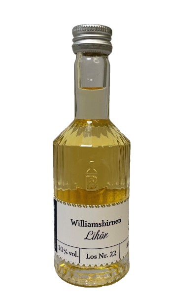 Tastingflasche 50 ml Williams Birnen Likör