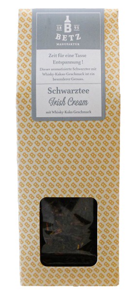 Schwarztee "Irish Cream", 80 g in Präsentkartonage