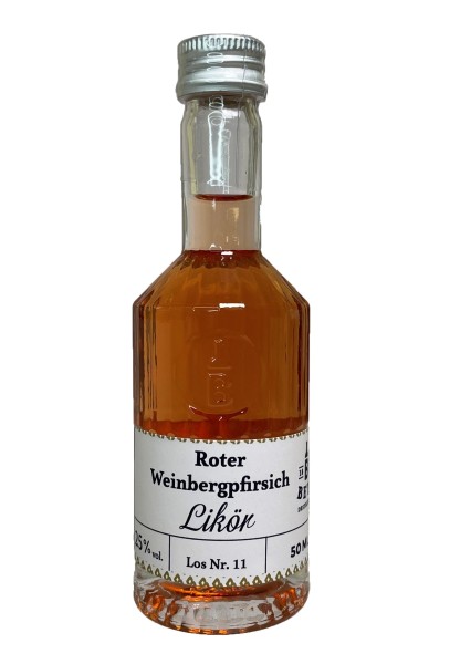 Tastingflasche 50 ml Roter Weinbergpfirsich-Likör