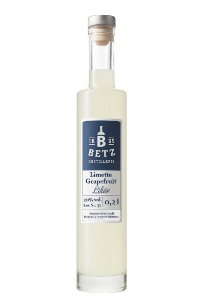 Limette-Grapefruit-Likör 0,2 l in Flasche Atlantis, 20 % vol.