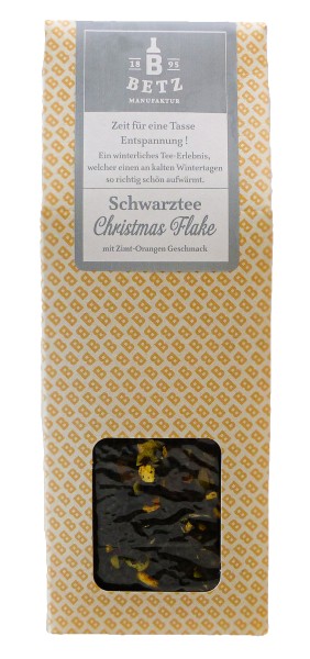 Schwarztee "Christmas Flake", 100 g in Präsentkartonage