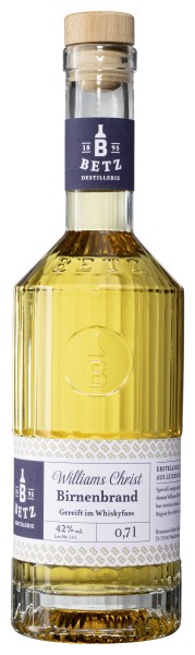 Edler Williams Christ Birnenbrand Gereift im Whiskyfass – 0,7 l