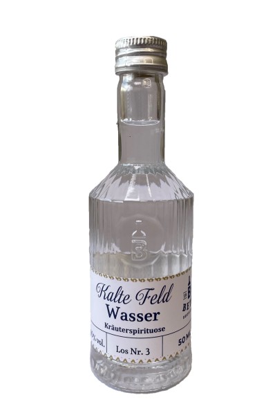 Tastingflasche 50 ml Kalte Feld Wasser