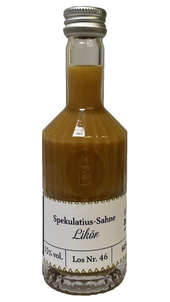 Tastingflasche 50 ml Spekulatius-Sahne-Likör