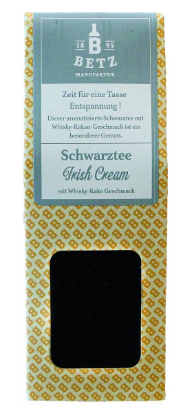 Schwarztee "Irish Cream", 50 g in Präsentkartonage