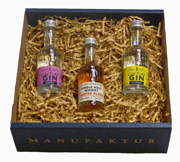 3er-Tasting Set "Whisky & Gin" 50 ml