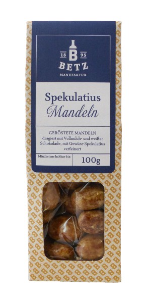 Spekulatiusmandeln in Präsentkartonage