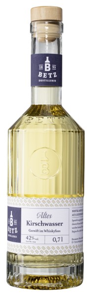 Altes Kirschwasser Gereift im Whiskyfass – 0,7 l