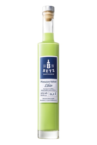 Pistazien-Sahne-Likör 0,2 l in Flasche Atlantis, 17 % vol.