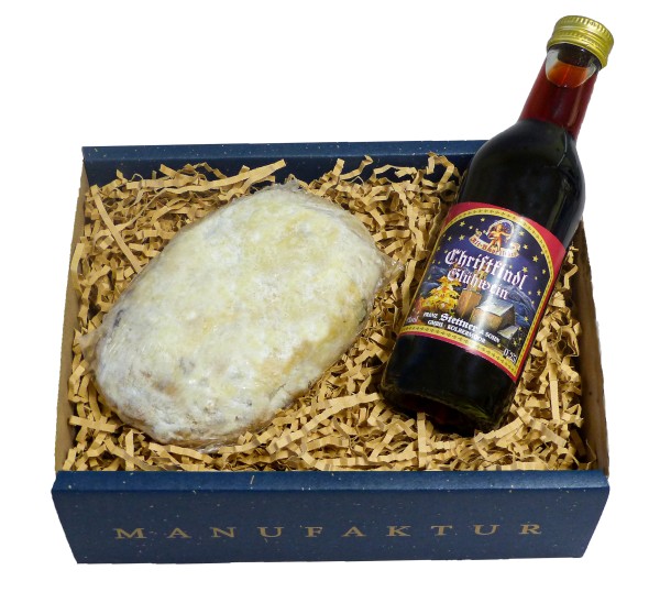 Weihnachts-Set Glühwein und Stollen