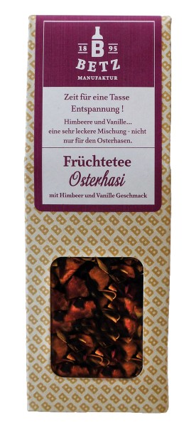 Früchtetee "Osterhasi", 50 g in Präsentkartonage